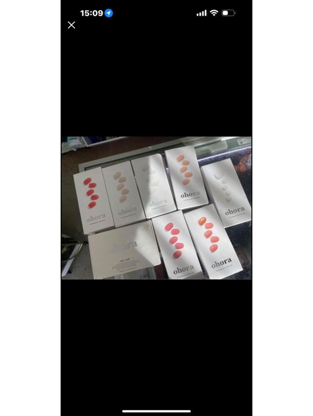 huge ohora gel nail kit 6 nail packs and 1 pedicure pack with gel lamp
